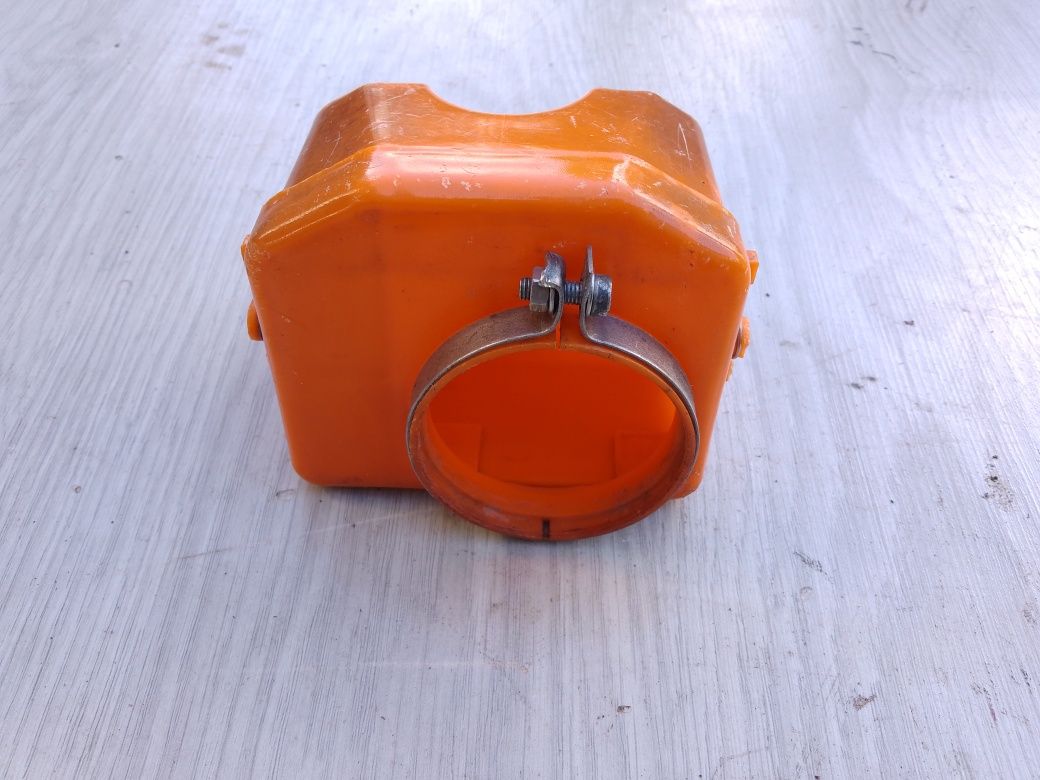 Puszka szmerów motorynka Romet, filtr gaźnika, pomarańczowa