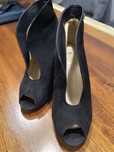 Buty na obcasie z zamszu AJF 39