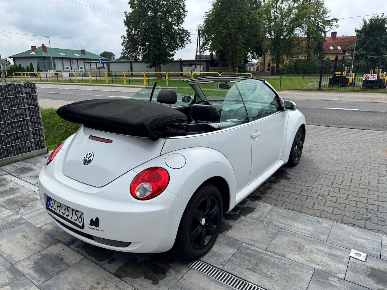 VW New Beetle Cabrio lift 1.9tdi klima skóra biała perła