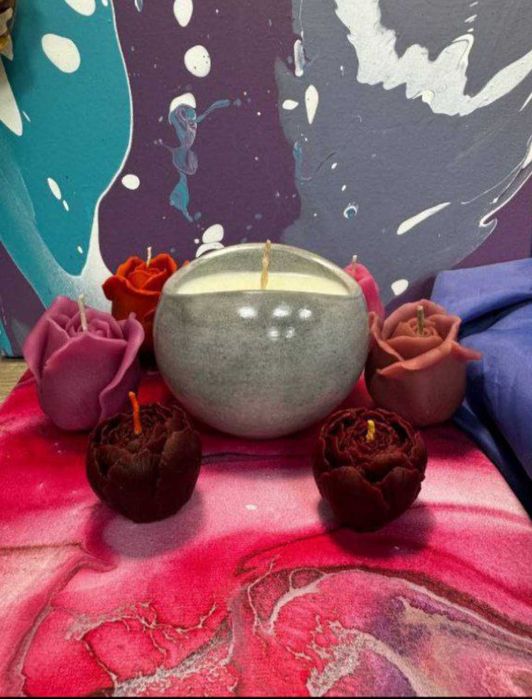 Свічки ручної роботи з бджолиного воску