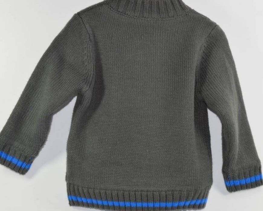 Ciepły sweter sweterek dla chłopca rozmiar 74/80