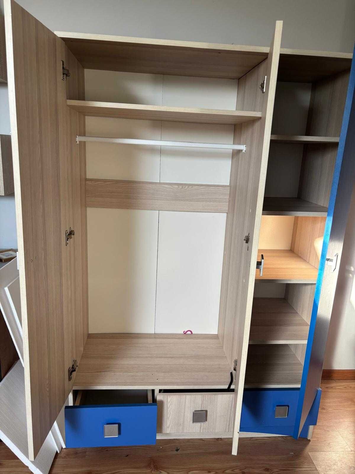 Meble dzieciece.Komoda,szafa,łóżko,rogówka,szafka wysoka,2x szafka