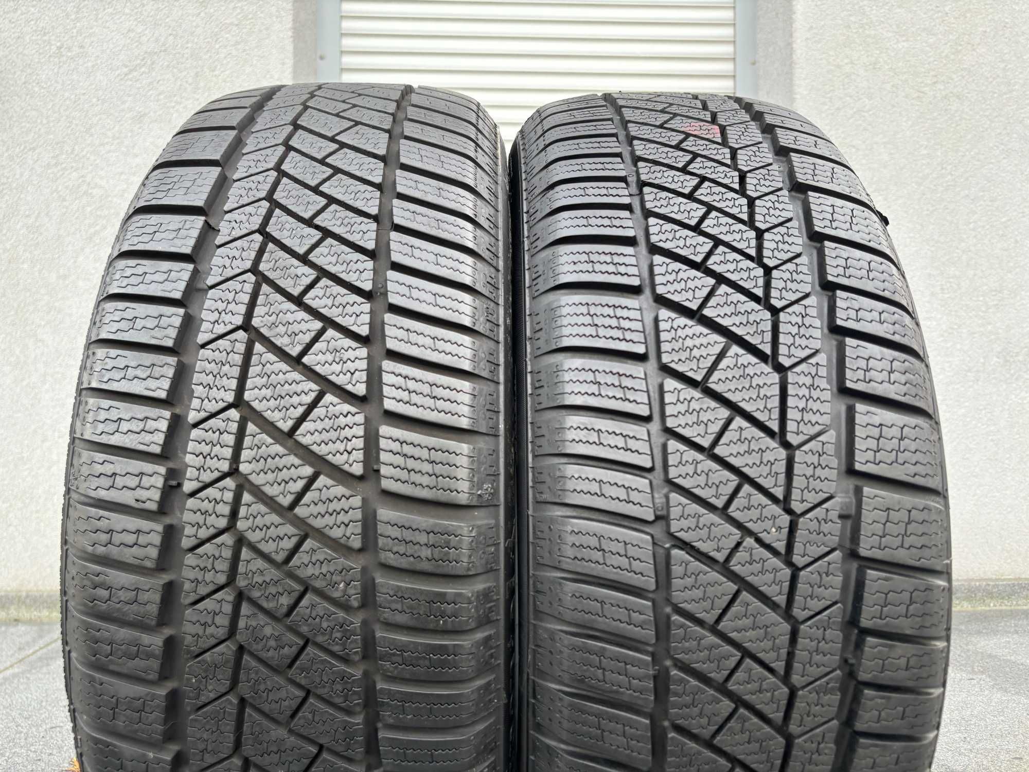 2szt zimowe 205/55R17 Continental 8,3mm 2022r świetny stan! Z4016 gwar