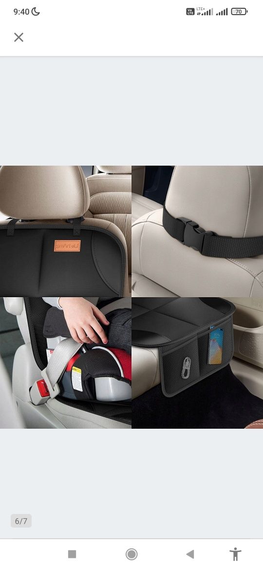 Mata ochronna na pojedynczy fotel Smart eLf uniwersalne 2 pack