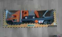 Wader Truck Ciężarówka Smieciara Holowanie duże Auto NOWE