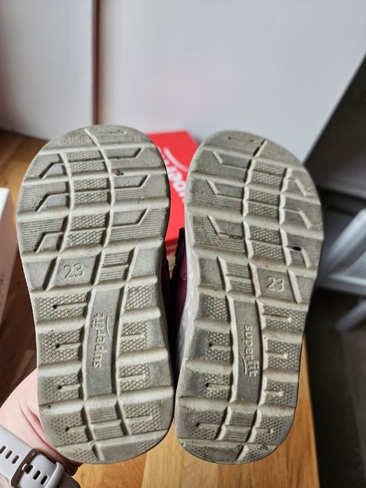 Buty Superfit BREEZE rozmiar 23 rot/rosa bordowe dziewczęce dziecięce