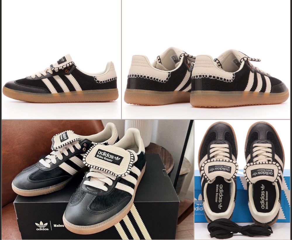 Оригинальные Adidas Samba Wales Bonner Pony black (new in box)