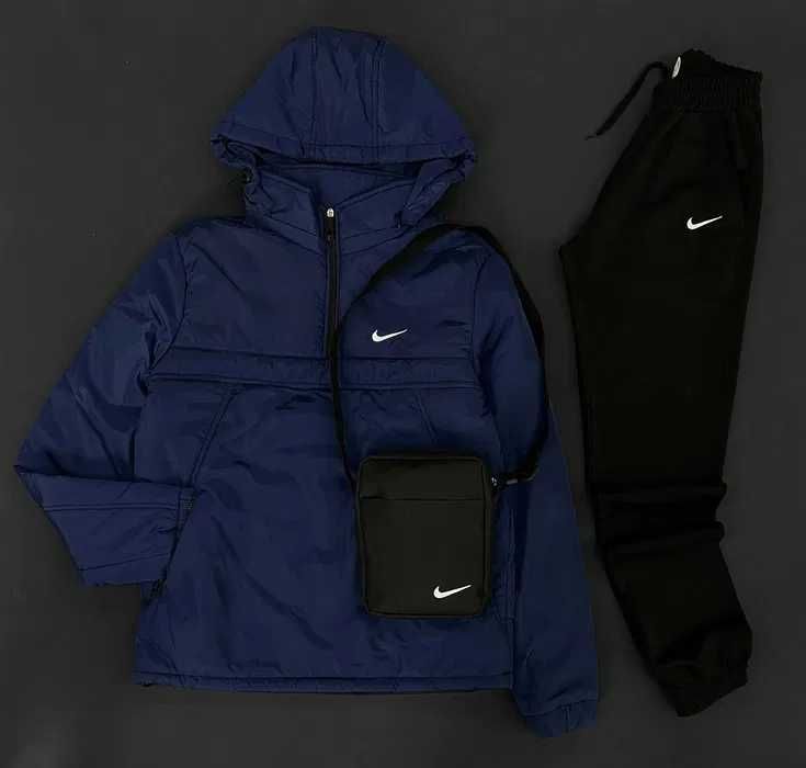 Костюм мужской Nike анорак штаны сумка теплый осенний зимний найк