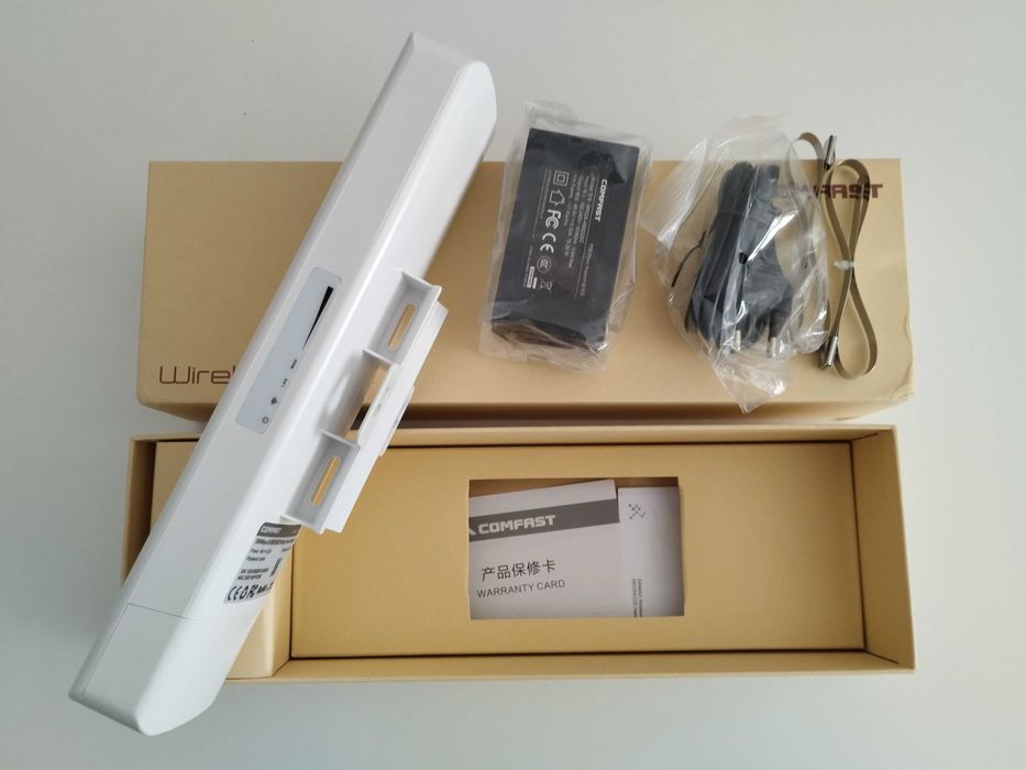 Repetidor wi-fi longo alcance.