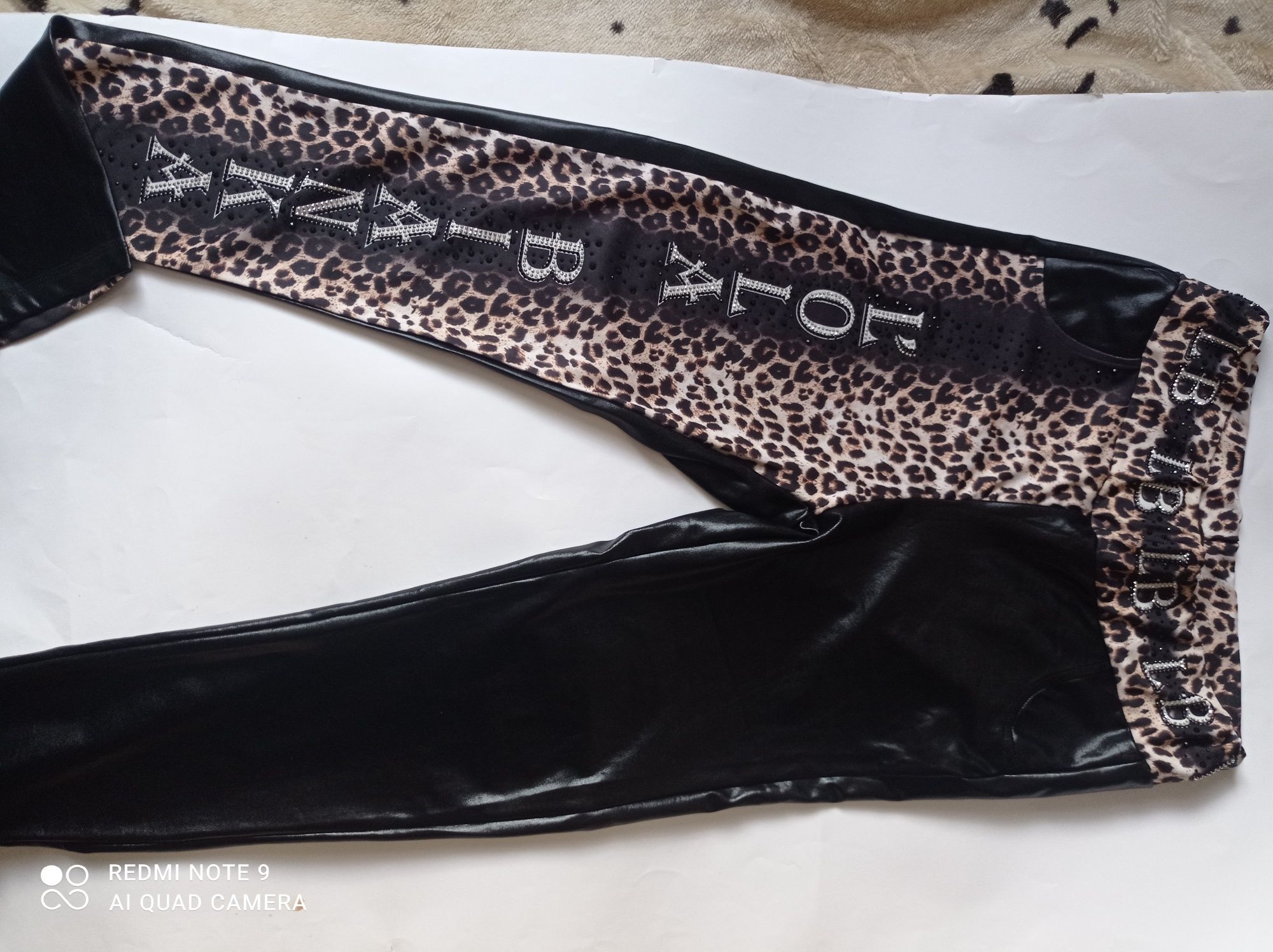 L'ola Bianka extra legginsy lateksowe nowe bez metki rozmiar M