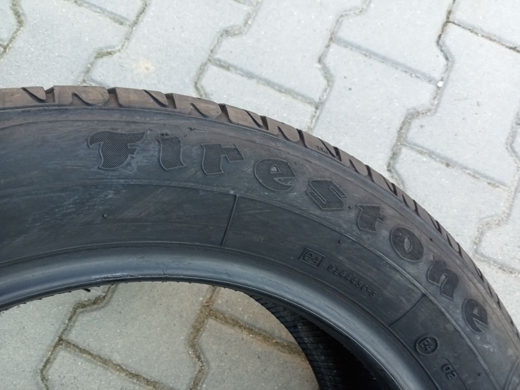 2x Opony Używane 205/55R16 Letnie Firestone