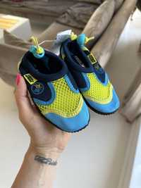 Buty do wody neoprenowe neon niebieskie żółte 24
