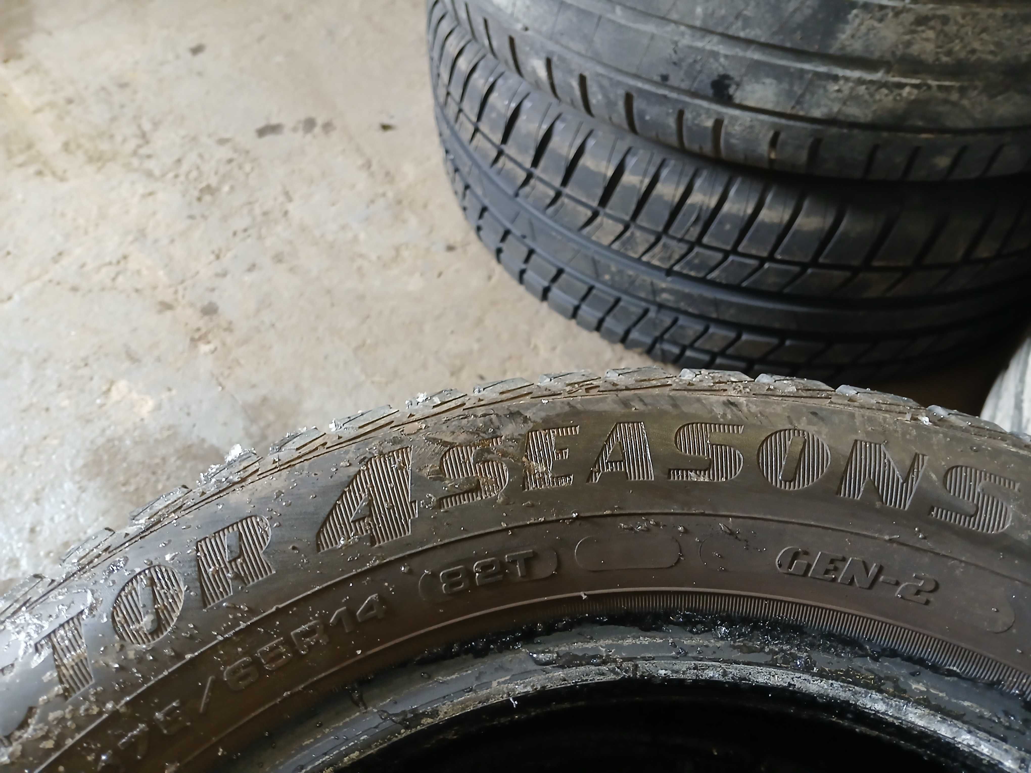 2x używane opony wielosezonowe 175/65 R14 Goodyear Montaż Gwarancja