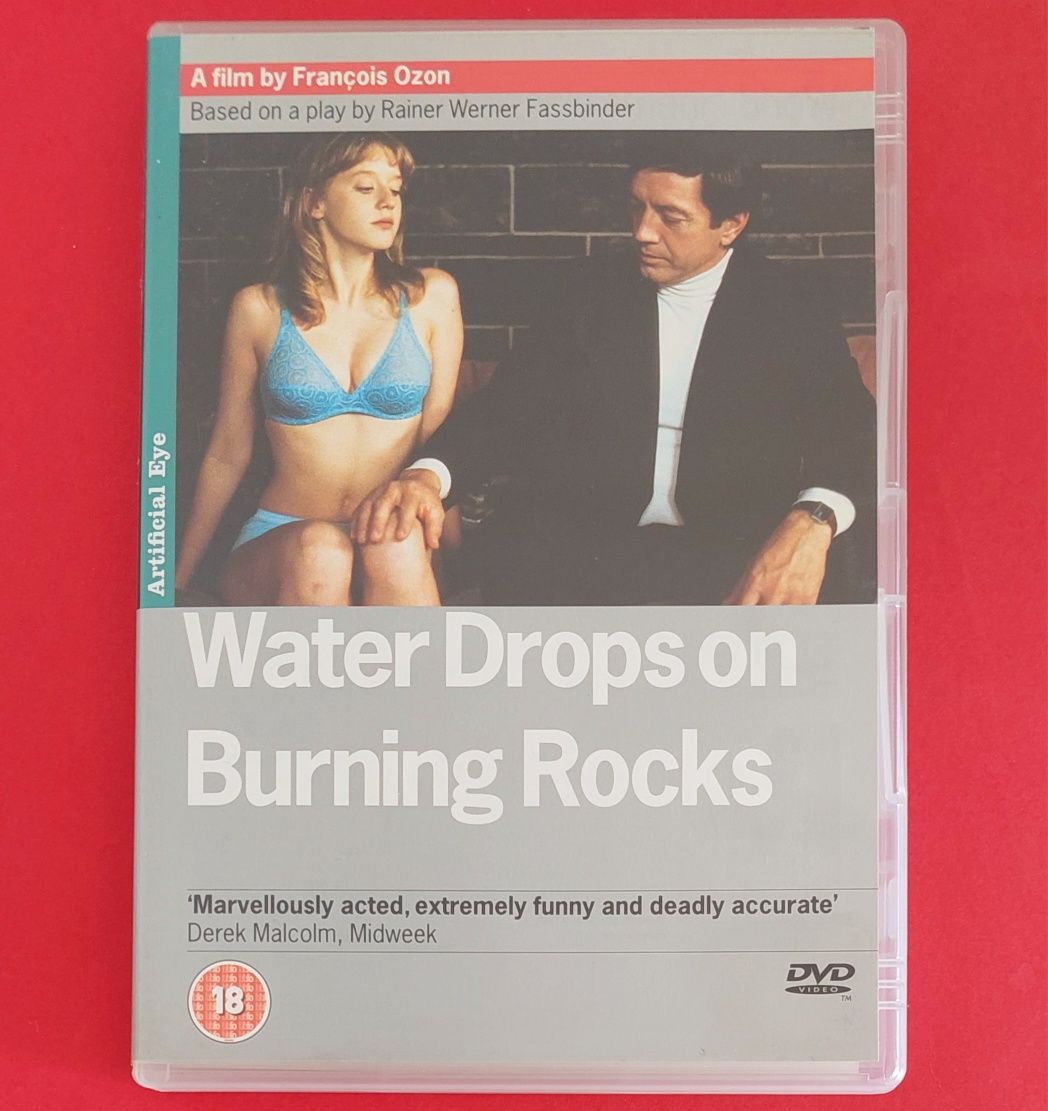 Water Drops on Burning Rocks