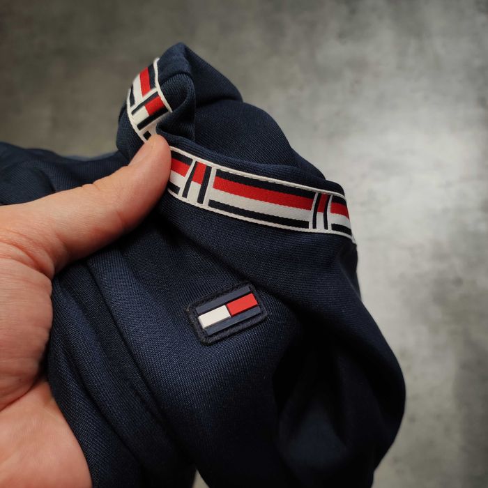 MĘSKA PREMIUM Bluza Rozpinana Bomberka Stójka tommy Hilfiger Lampas