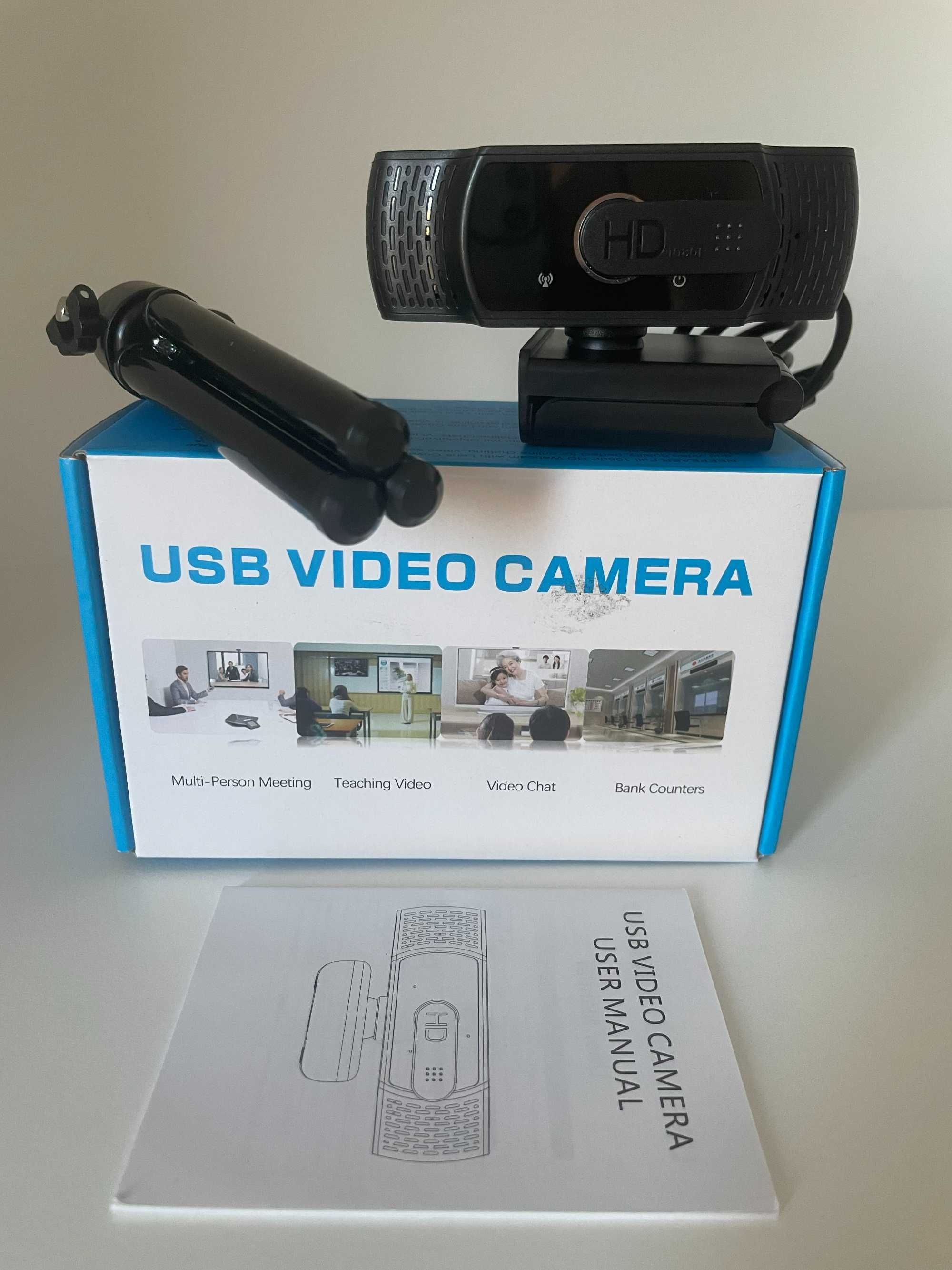 Neefeaer kamera internetowa HD 1080P USB statyw