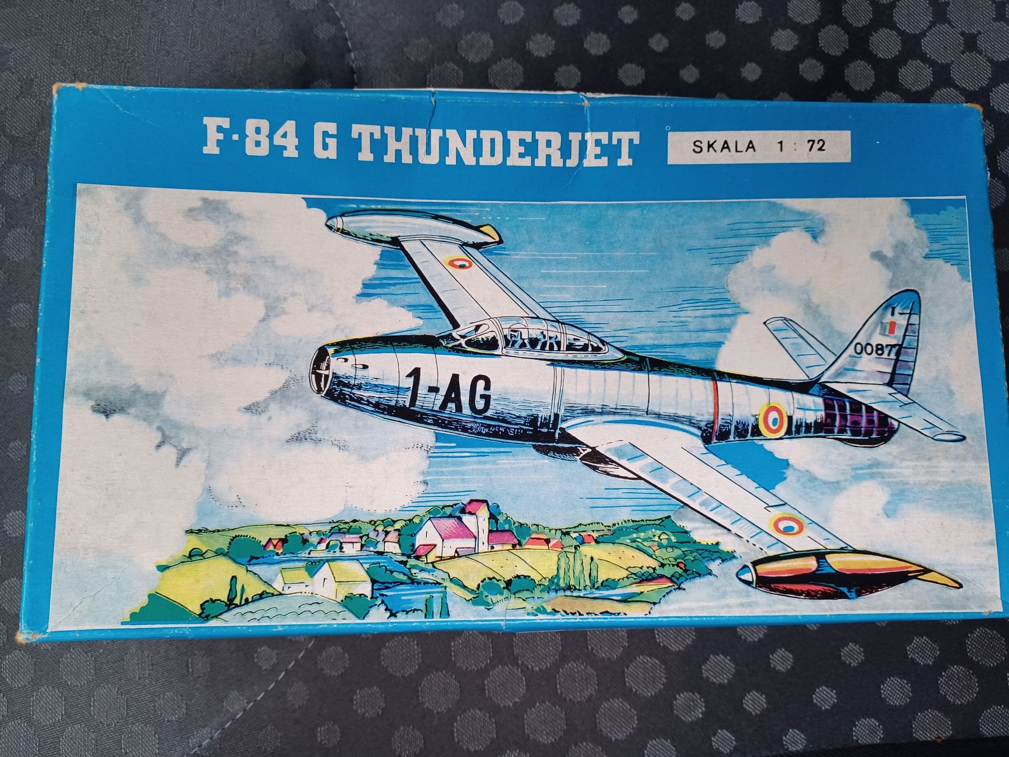 Inplast F-84 G Thunderjet skala 1:72 Unikat PRL