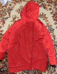 Куртка жіноча | Пуховик женский красный
