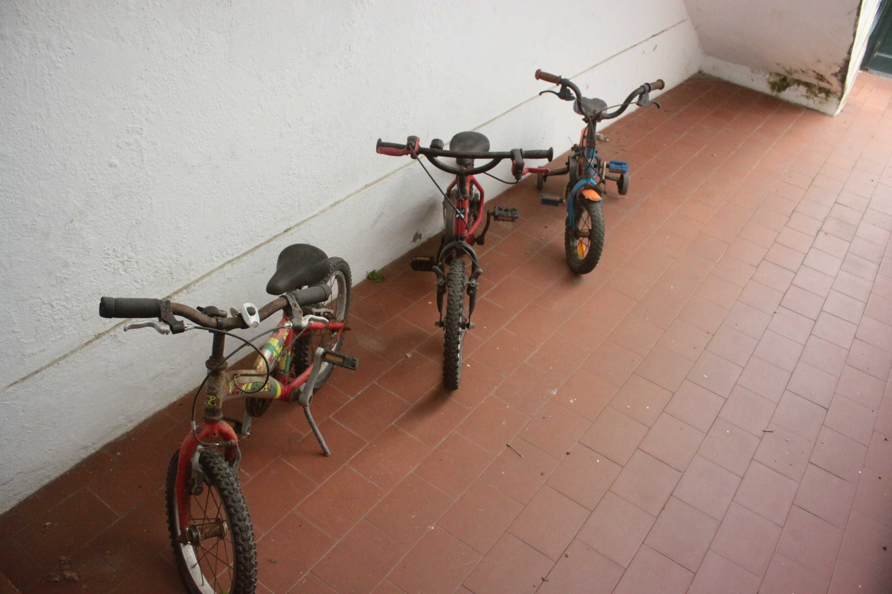 Bicicletas de criança,conjunto de 3