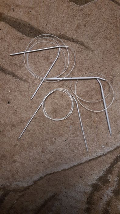 Нові в'язальні спиці 5 пар.