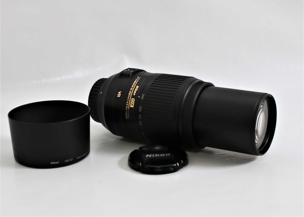 Lente Nikon AF-S 55-300mm DX ED G VR a funcionar na perfeição