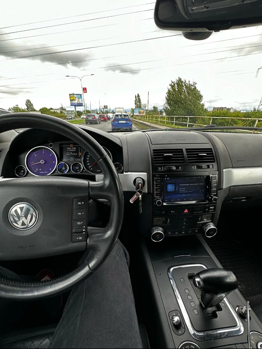 Rádio VW Touareg Android 13 com GPS (Novo)