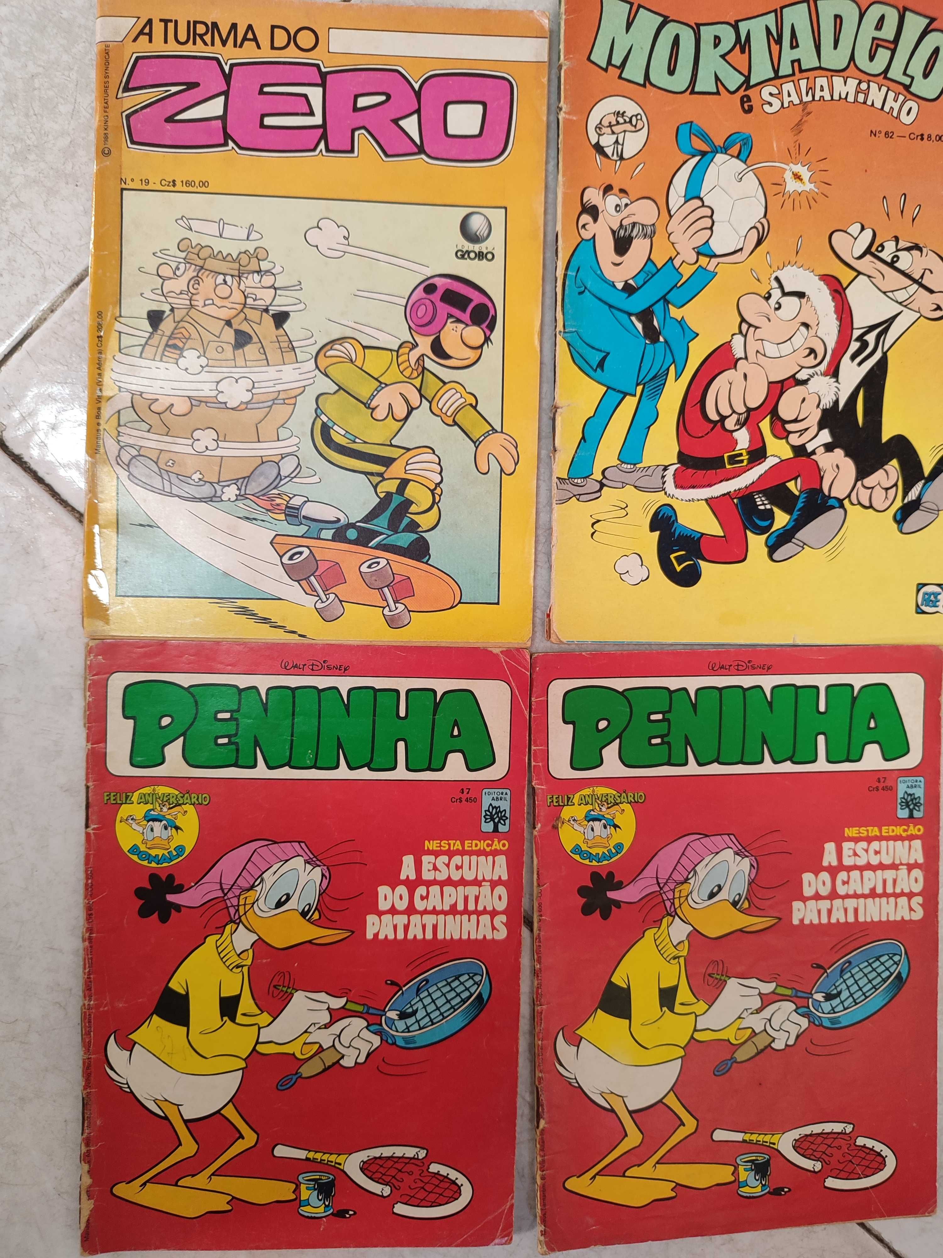 Livros de banda desenhada antigos vintage