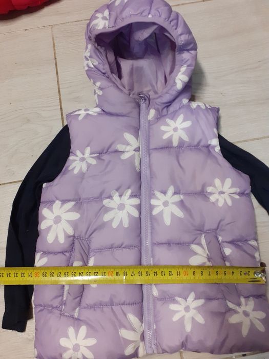 Sprzedam kamizelkę i bluzkę dla dziewczynki na wzrost 92 cm/104