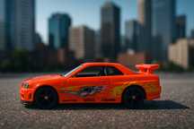 Hotwheel Nissan R34 GTR fast and furious
