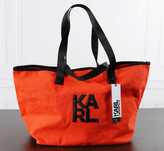 Nowa torba shopper Karl Lagerfeld - K/Athleisure Square Canvas Bag