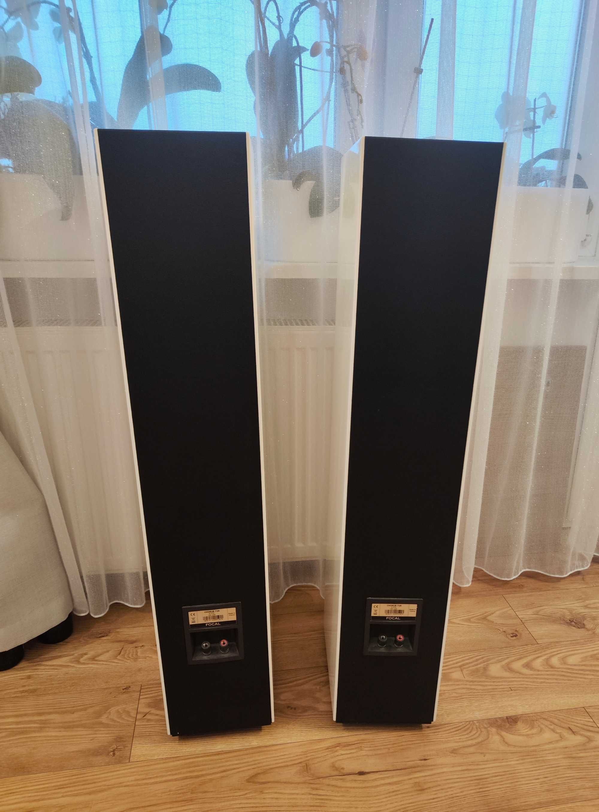 Focal Chorus 726 biały lakier/skóra bdb stan