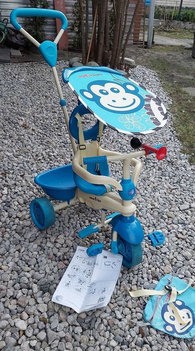 Pierwszy Rower Smart Trike 4w1 Safari _ 10-36mc _ używany _ stan bdb