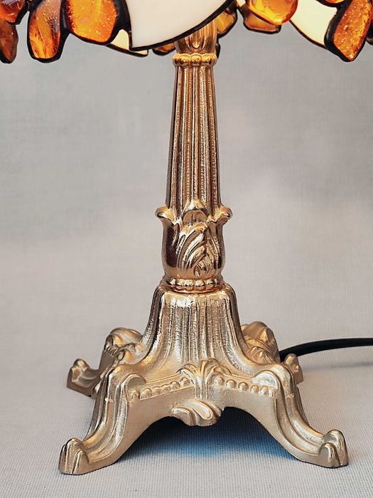 Lampa  bursztyn szkło