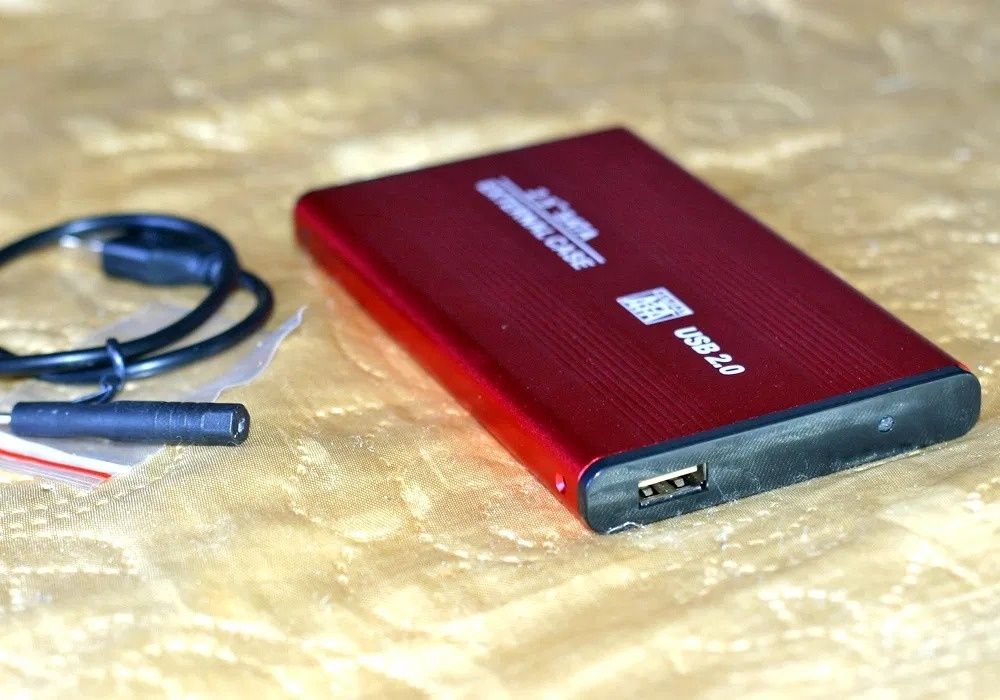 Внешний USB карман жесткого диска, ЮСБ корпус винчестера, HDD SATA-USB