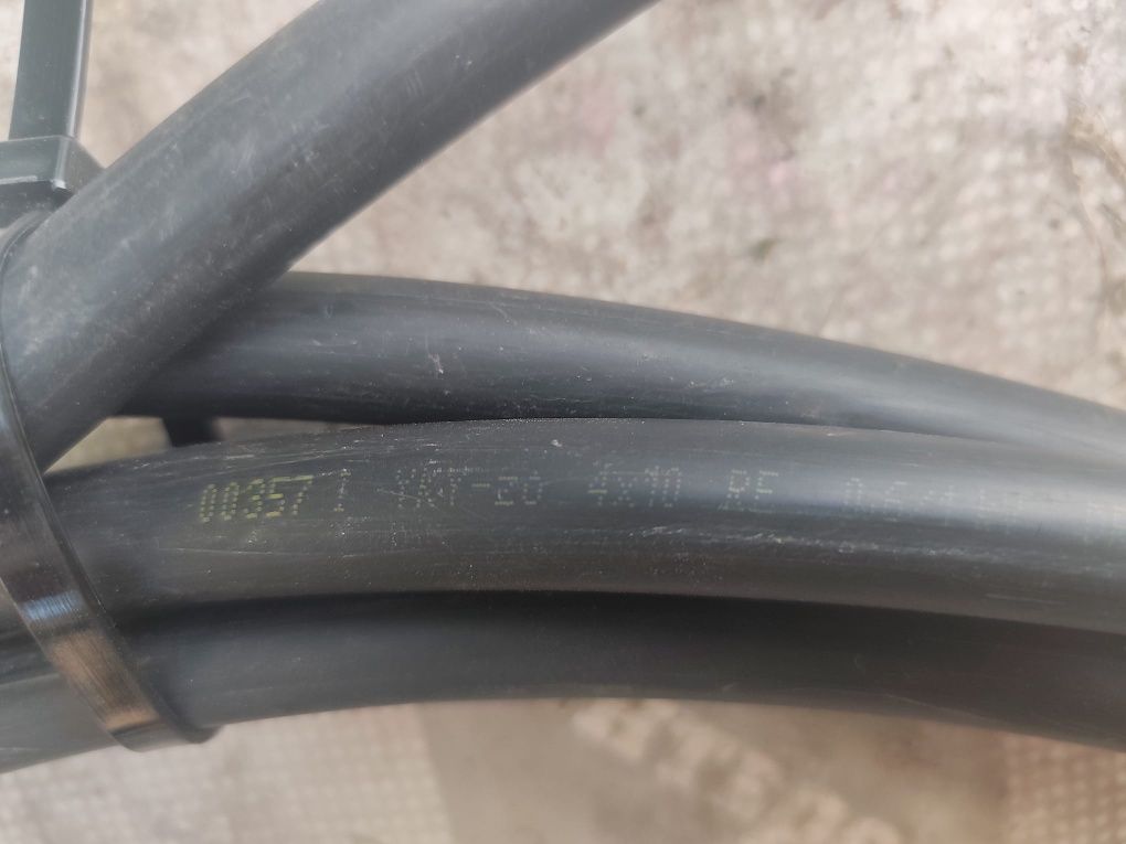Przewód kabel 4x10mm2 yky żo 9m 4 x 10 mm2