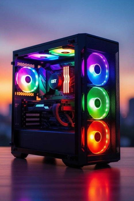 Komputer Gamingowy RTX5060, Ryzen 5 , SSD, 16GB RAM W11