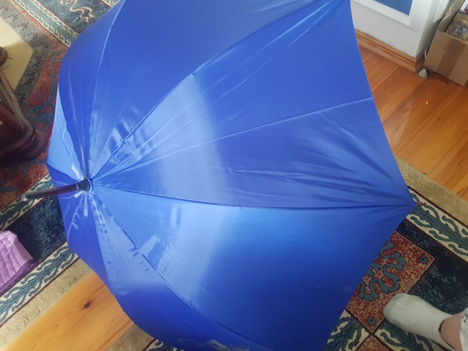 parasol duży niebieski