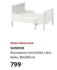 Łóżko rosnące IKEA SUNDVIK z materacem 450zl