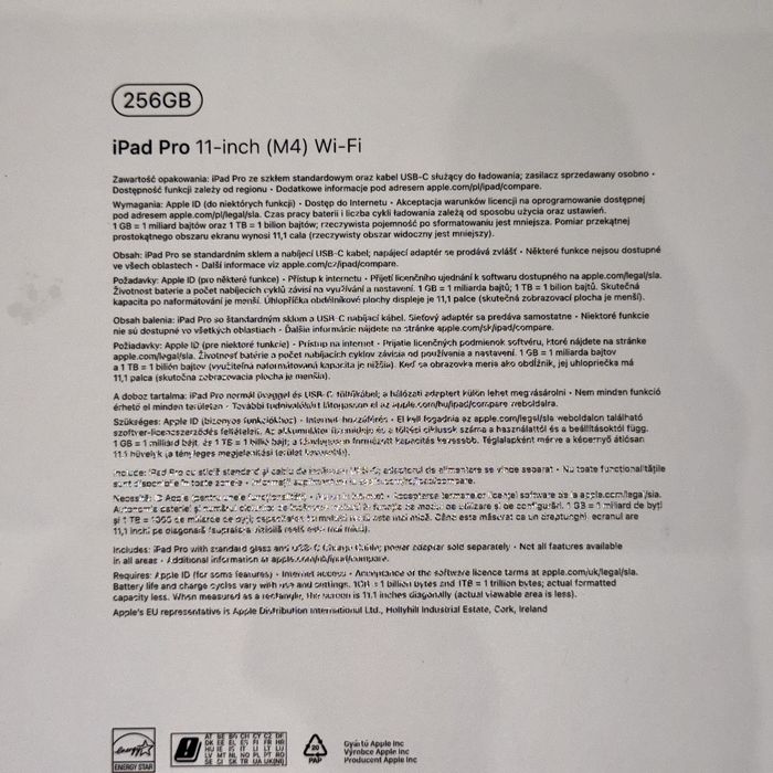iPad Pro M4 11” 256GB OLED Ultra Retina XDR Gwarancja Idealny