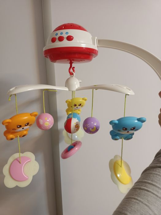 Karuzela muzyczna z projektorem baby mix