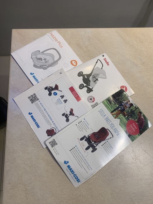 Wozek Maxi Cosi Stella z fotelikiem Maxi cosi Pebble plus