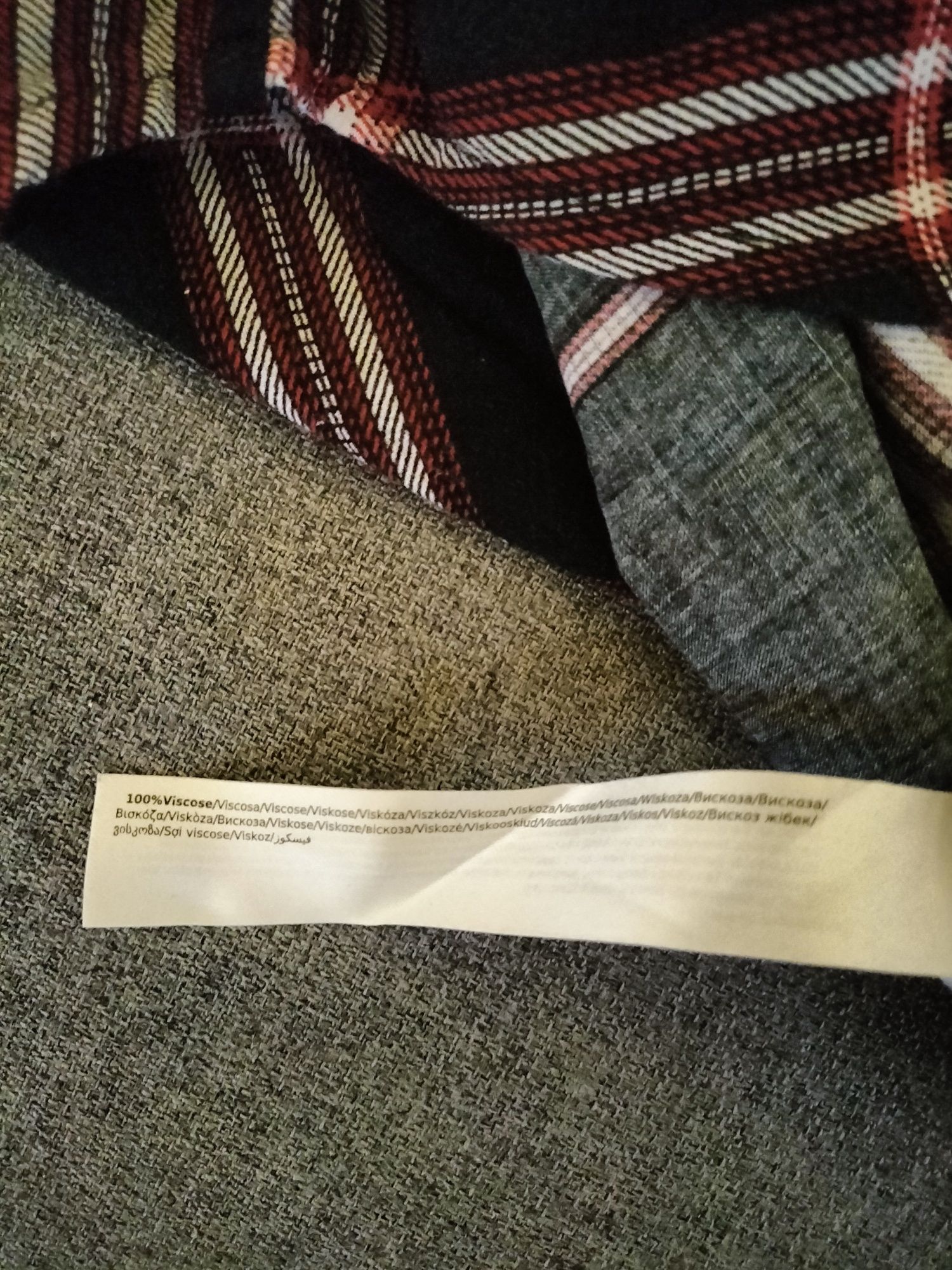 Koszula, koszula w kratę, wiskoza, bluzka