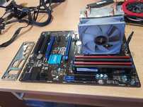 Матер плата s1150 MSI Z87-G41 с i5-4570 и 16 Гб DDR3 кулер.