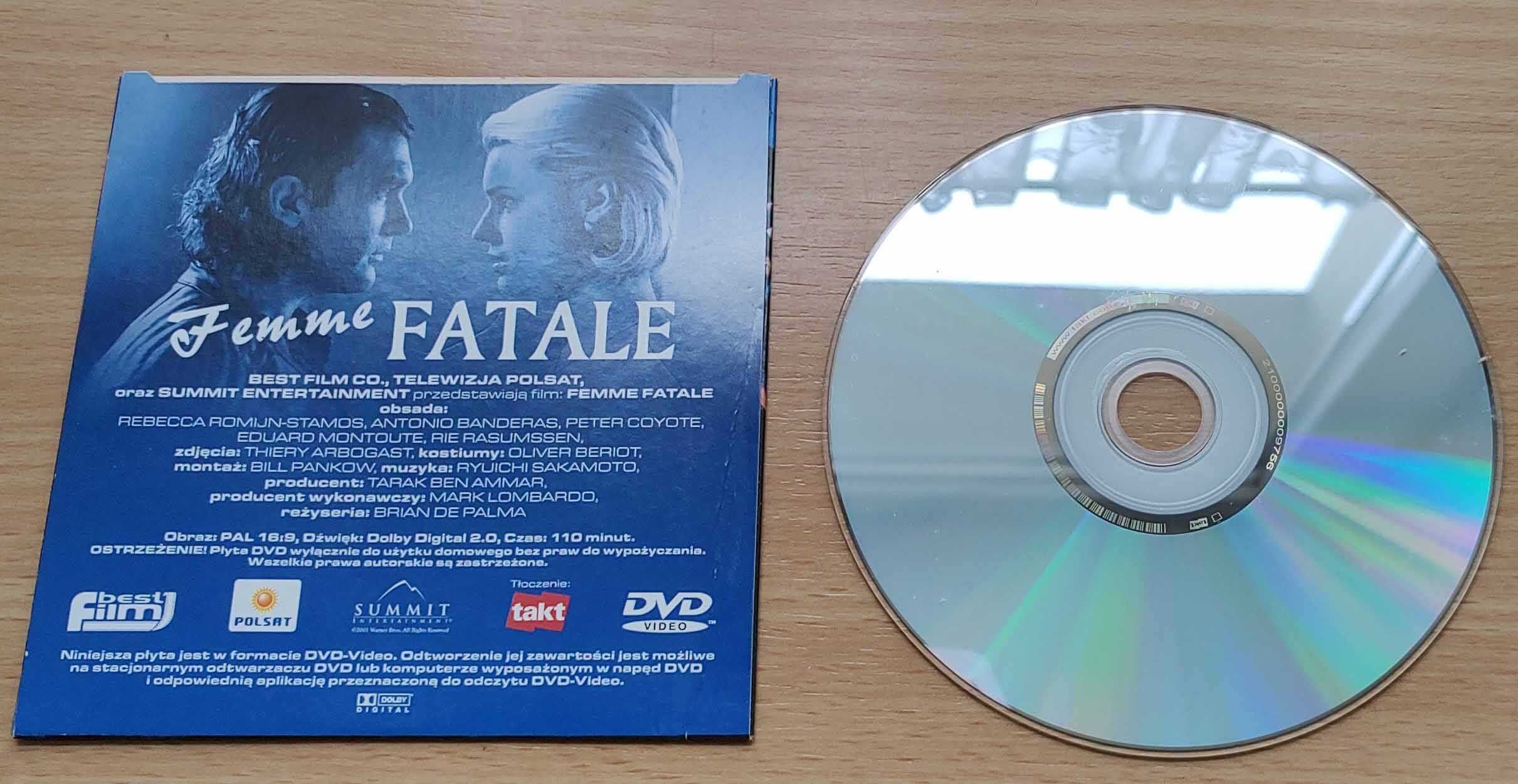 Femme Fatale - film na płycie dvd - reż. Brian De Palma