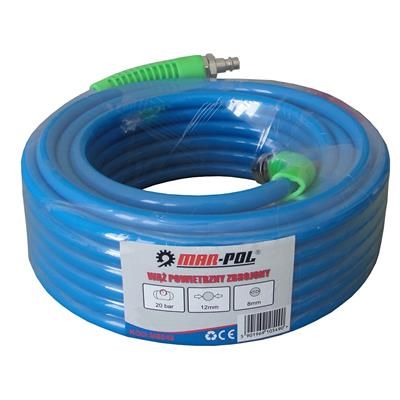 Wąż powietrzny 8x12mm 20m krążek niebieski