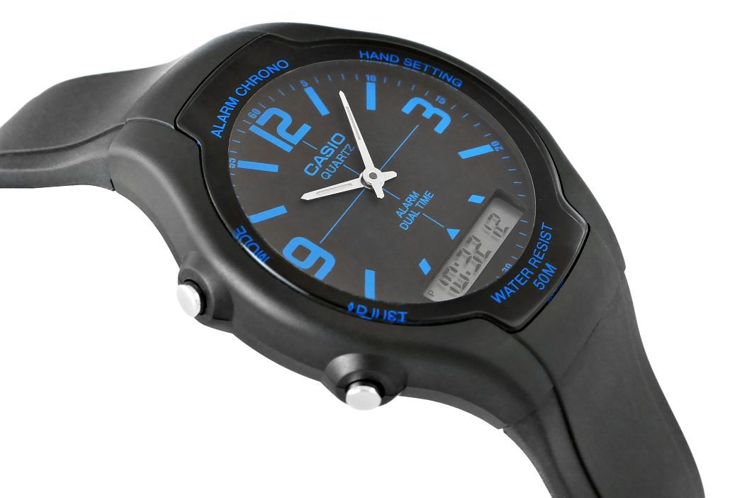 zegarek damski casio aw-90h-2bvdf + box