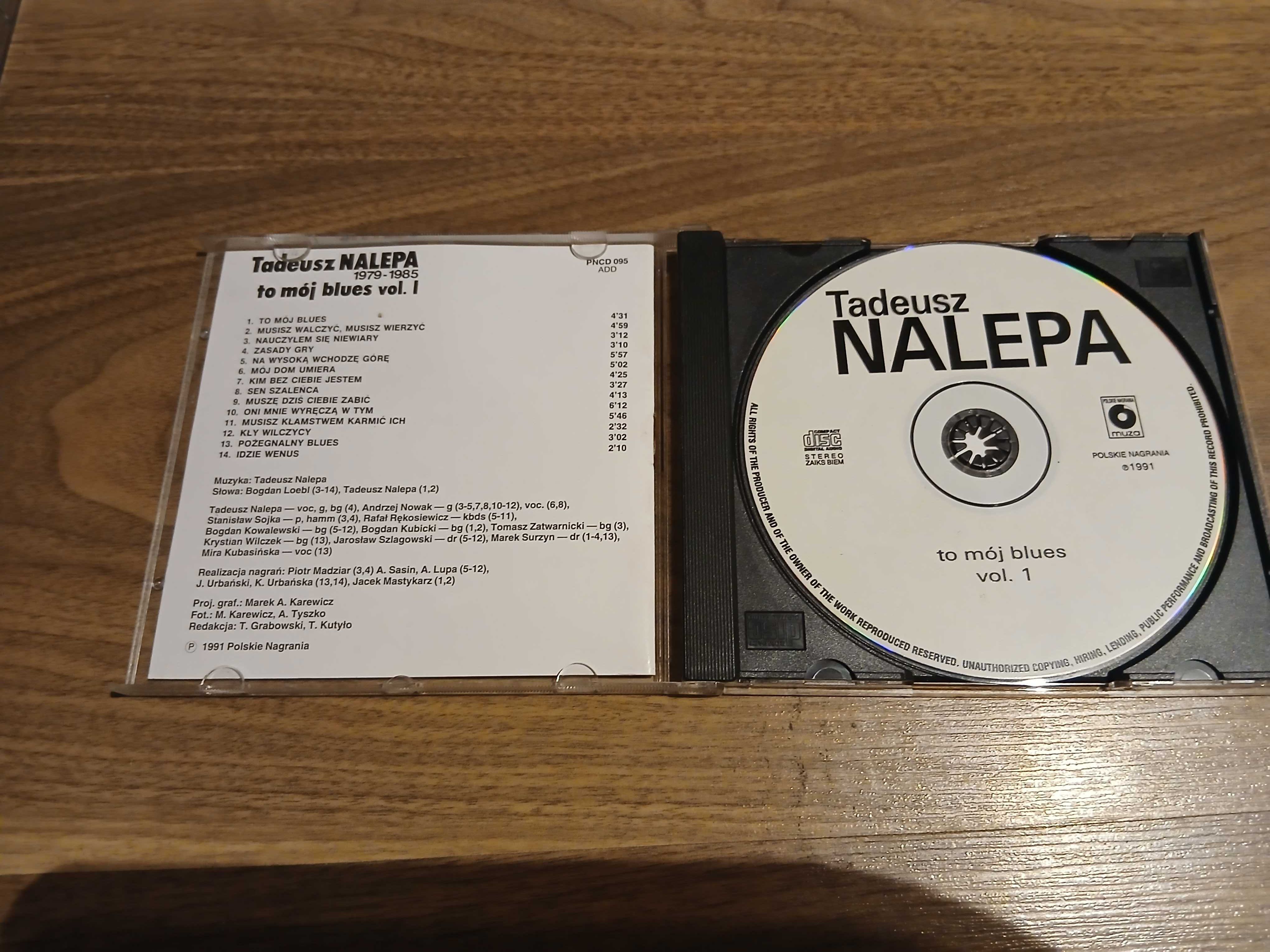 Tadeusz  Nalepa  To moj blues vol 1 cd