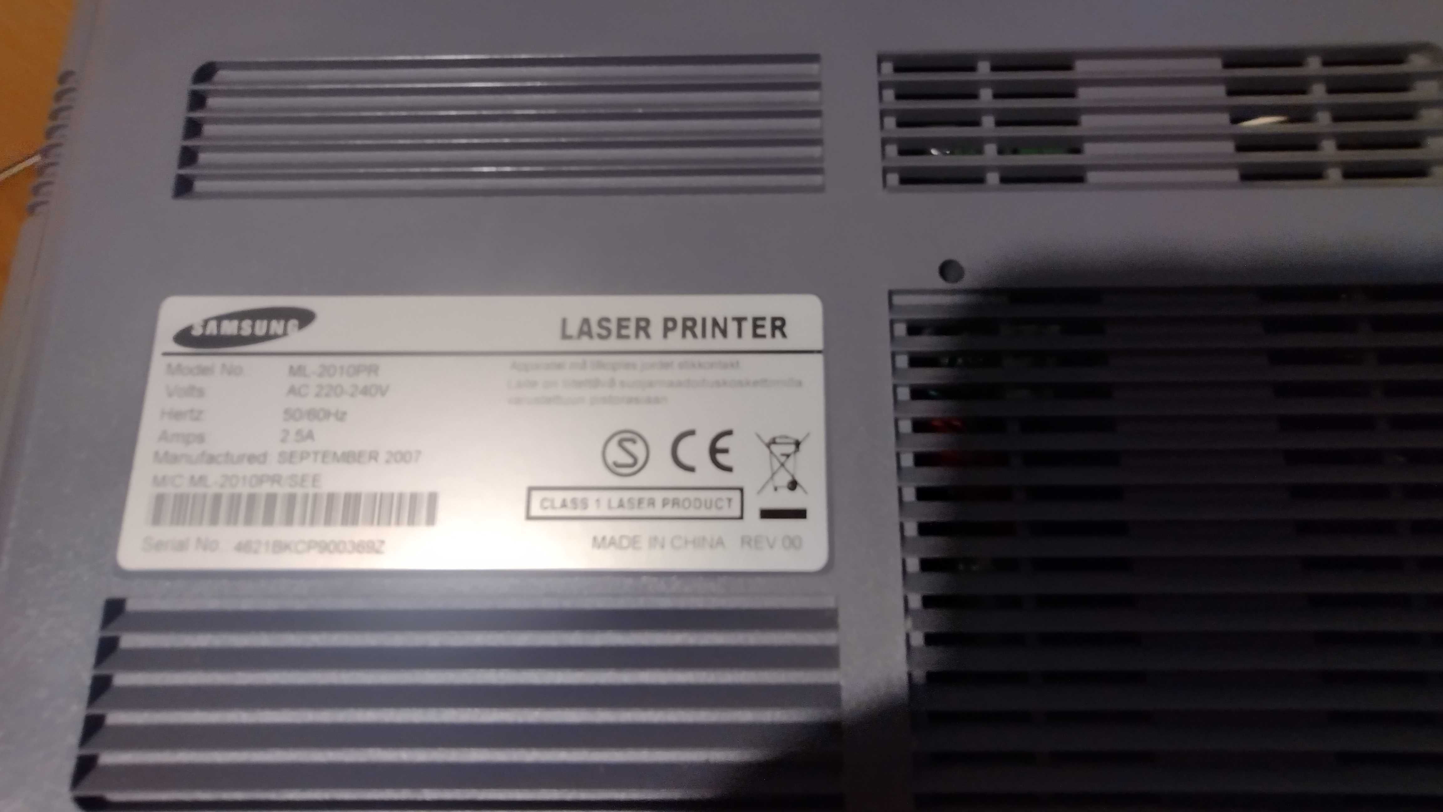 Drukarka laserowa Samsung ML 2010 PR