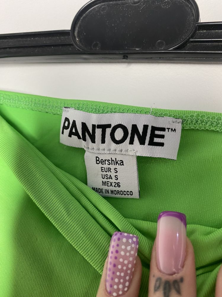 Zielony top bershka