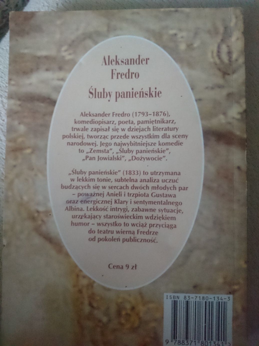 A.Fredro .Śluby Panieńskie